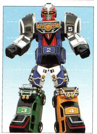 power rangers turbo megazord toy