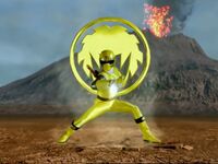 Yellow Wind Ranger Power of Earth!