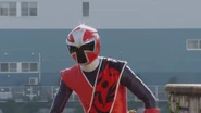 Yamabiko disguised as Aka Ninger.