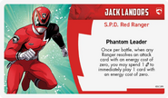 S.P.D. Red Ranger Character Card