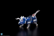 Flame Toys Triceratops Dinozord with it's legs