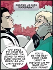 Alex and Cyra before his death.