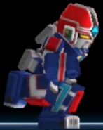 Prism Megazord in Power Rangers Dash