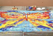 A painting drawn By Juru Atsuta And Mask of Darkness Carantula TV STORY-Episode 41: I Want to Be As I Am