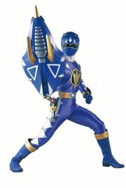 Blue Dino Thunder Ranger Scanner App Assets