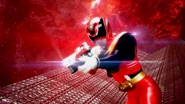 DekaRed in Brigade Sentai Retransformation chain