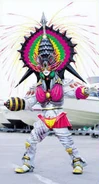 Hexanoid: Hanabikinikibinasu (featured in Bakuryu Sentai Abaranger DELUXE: Abare Summer is Freezing Cold)