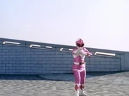 Primator disguised as Mighty Morphin Pink Ranger (voice only)