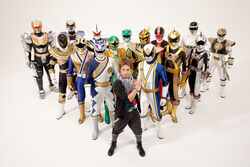 Gai and 15 Sixth Rangers