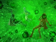 MagiRed, MagiBlue and MagiGreen inside Blob's digestion