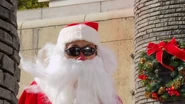 Binbogami disguised as Santa Claus.