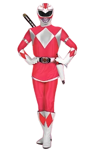 Różowy Żuraw Ranger - kostium