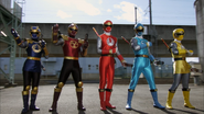 Hurricaneger Full Core Team Change