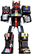 Supertrain Megazord (gravely damaged; possibly under repairs)