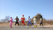 Leader Rangers (official or tactical) (Yellow Lion, OhRed, KingRanger, MegaBlack, GoBlue & TimePink)