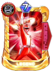 Red Turbo Card in Super Sentai Legend Wars