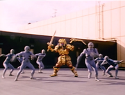 Goldar and Putties