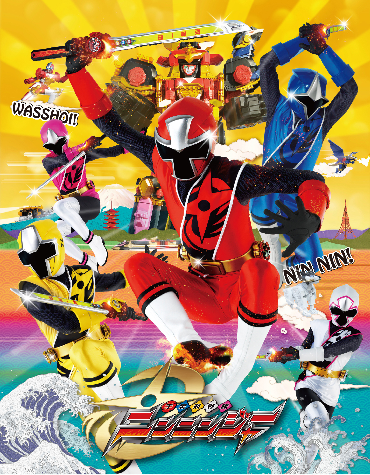 Shuriken Sentai Ninninger/Power Rangers Ninja Steel : r/powerrangers