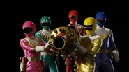 The Gokaigers use the Ole Bazooka as the Ohrangers