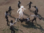 A fake Banba fights against Crimers