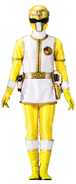 A female version of the Yellow Squadron Ranger as seen in Super Megaforce.
