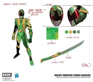 Green Solar Ranger concept art