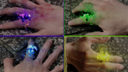 The Gozyugers losing their rings