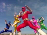 First time being morphed into the Zeo Rangers