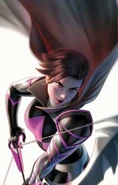 KRS Comics (unmasked) variant cover by Warren Lau