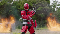 Beast Morphers Red Fury Mode