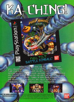 PS1 POWER RANGERS Zeo Full Tilt Battle Pinball jeu Playstation 1 complet EUR 65,00 - FR