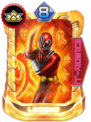 Shinken Red Card in Super Sentai Legend Wars