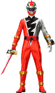 Don Momotaro transformed into Ryusoul Red as seen in Donbrothers