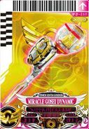 Pink "Miracle Gosei Dynamic" Card