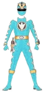 Cyan Dino Thunder Ranger