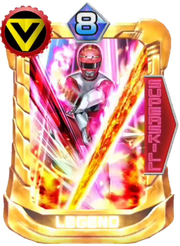 GingaRed Card in Super Sentai Legend Wars