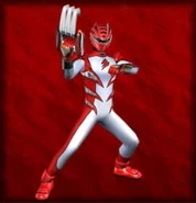 Super GekiRed as depicted in Super Sentai Battle: Dice-O