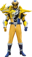 Dino Fury Gold Electro Battle Armor