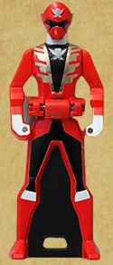 Power Rangers Sentai Legend Mini Key Super Megaforce Changeman Red 