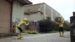 Two Gokai Yellows.