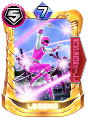 Pink Mask Card in Super Sentai Legend Wars