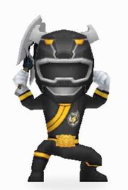 Black Wild Force Ranger in Power Rangers Dash