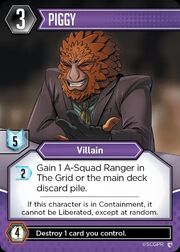 Piggy in Power Rangers- Deck-Building Game