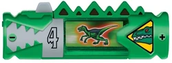 POWER RANGERS DINO Charge Kyoryuger DX Para Raptor Pachy Stego Ankylo