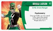 S.P.D. Green Ranger Character Card