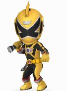 Gold RPM Ranger in Power Rangers Dash