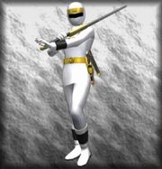 NinjaWhite as depicted in Super Sentai Battle: Dice-O.