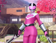 Legacy Wars Pink Time Force Ranger Victory Pose