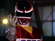 Psycho Red as Red Space Ranger