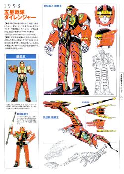 Super Mythical Qi Beast Daimugen Model Kit, Gosei Sentai Dairanger